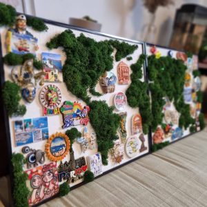 Tablou "Amintirile tale pe harta lumii"