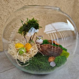 Bol decorativ cu natură