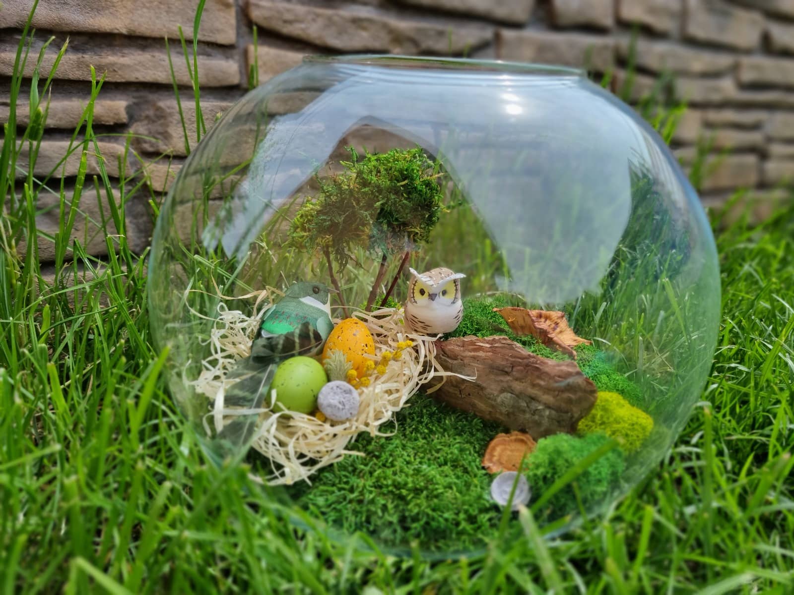 Bol decorativ cu natură - imagine 3