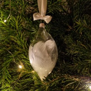 Glob de sticlă, forma lămâie, personalizabil cu nume