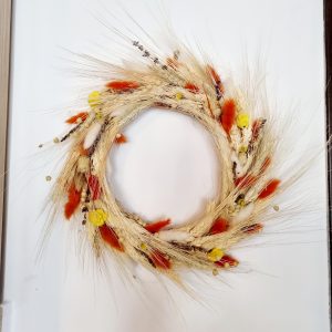 Coroniță pentru ușă Spice de Grâu și Lavandă