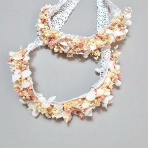 Cordeluță/ Coroniță flori uscate „Delicatețe”